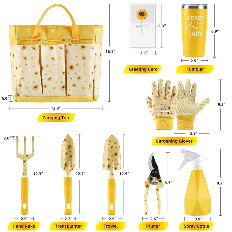 Gardening Tools Spade - Durable Garden Tool Set Ladies Cute