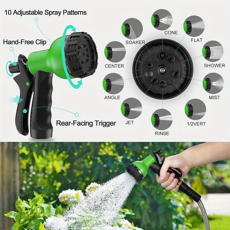 8 Mode High Pressure Garden Wa - огляд і ціна Gardening Tools Youtube