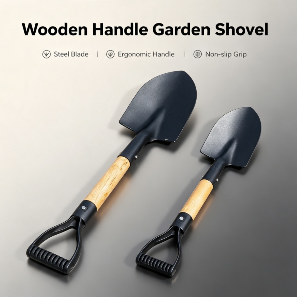 Natural Wood Handle Anti-Corro - огляд і ціна Gardening Tools Spade