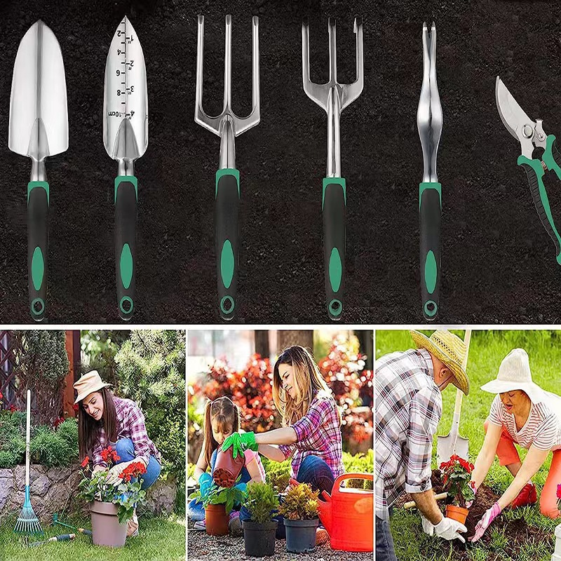 11 Pcs Garden Tool Set Aluminu - огляд і ціна Gardening Tools Gifts