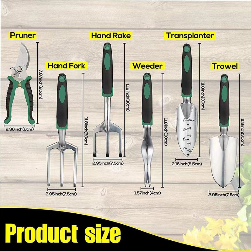 11 Pcs Garden Tool Set Aluminu - огляд і ціна Gardening Tools Gifts