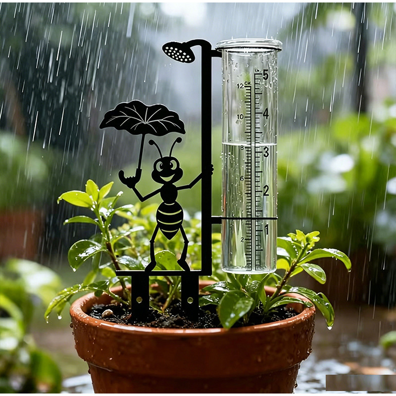 Metal Garden Rain Gauge Stake  - огляд і ціна Gardening Tools Youtube